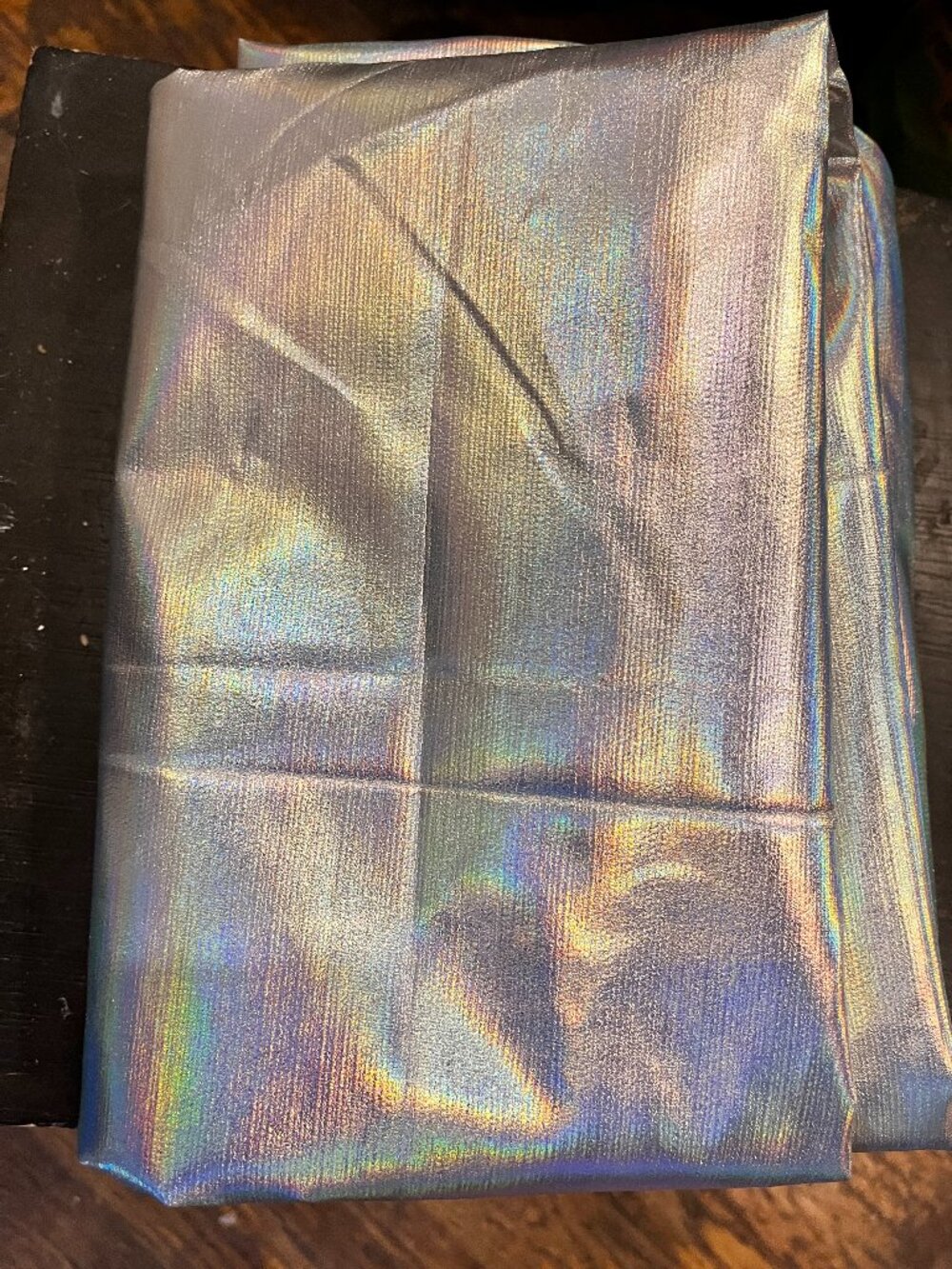 2 yards lightweight iridescent fabric 80" x 58"